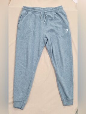 Gymshark Blue-Gray Mens Joggers Size Large